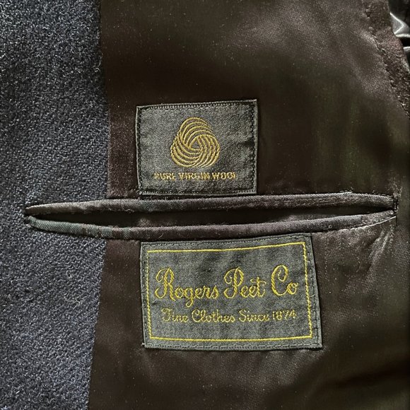 Rogers Peet Co Scottish Mist Vintage Wool Coat - Picture 10 of 11